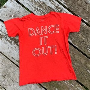 🌻 5 for $25 J. Crew Dance it Out Red Tee Small